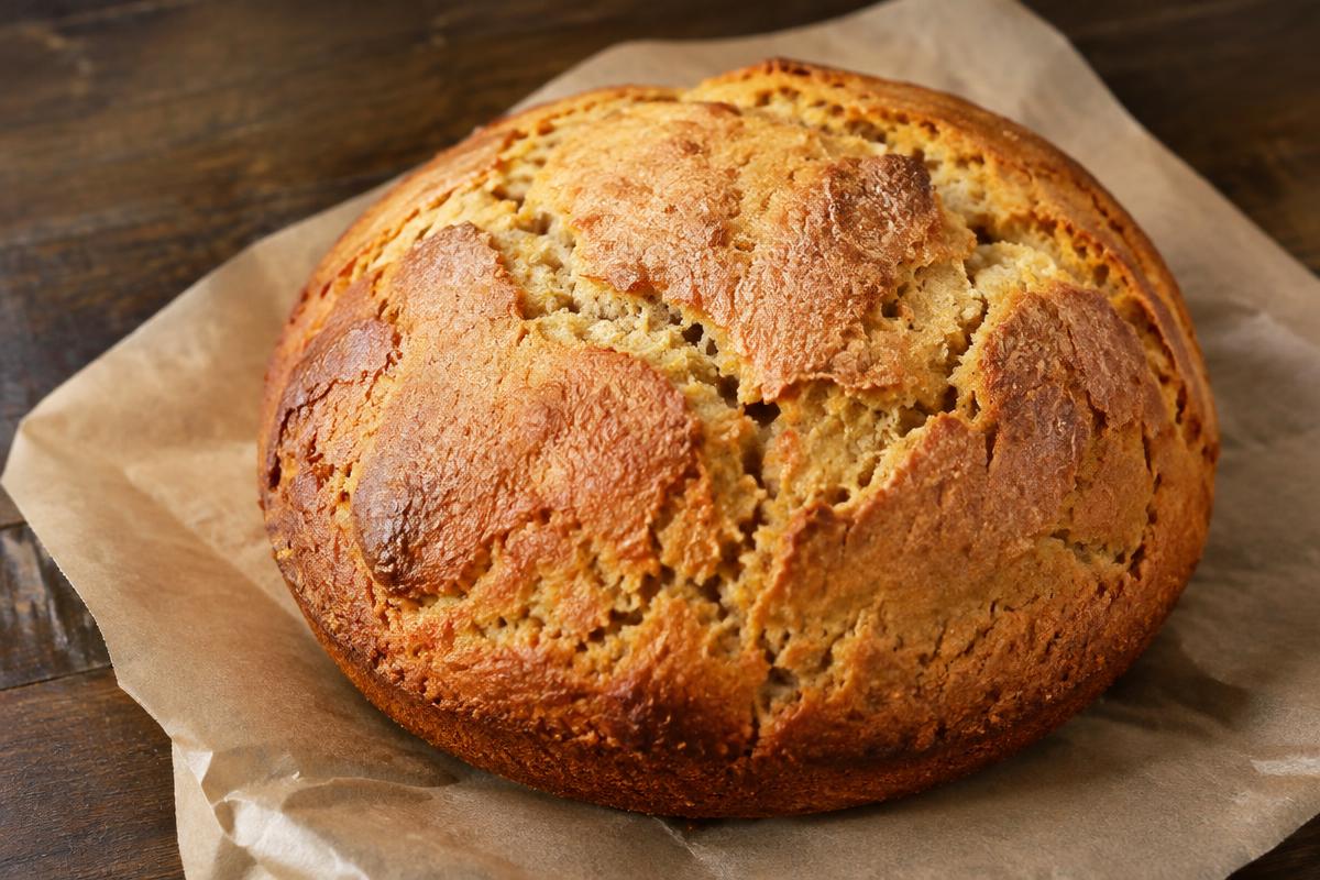 Finished Portuguese Cornbread (Broa)