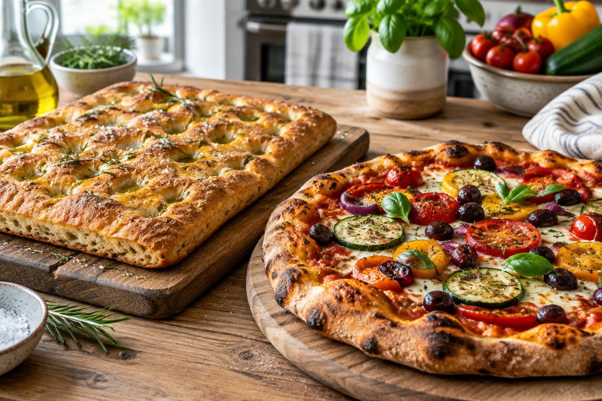 Finished Pizza Dough & Focaccia / Flatbreads