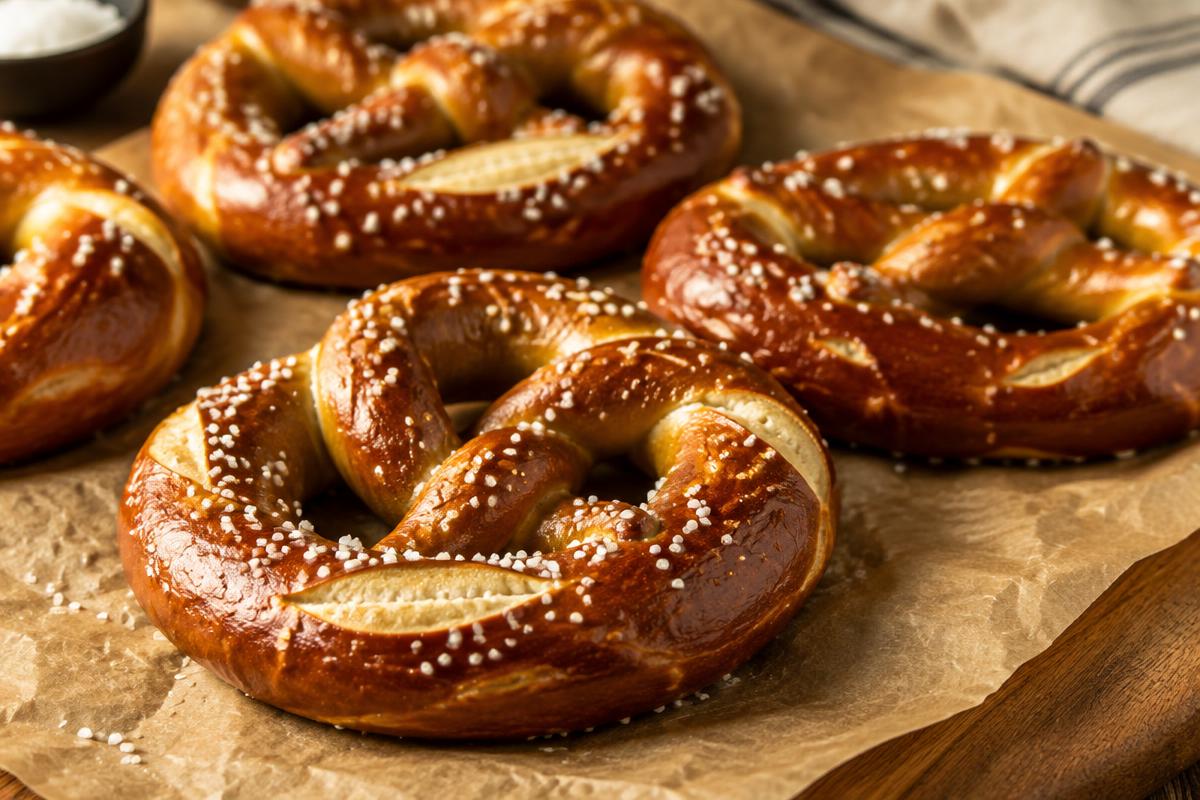 Finished Traditional Soft Pretzels